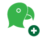 Uber Menu Medical Center Bird Icon